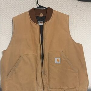 Carhartt Brown Utility Vest